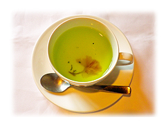 銀兵衛の淹れたさくら茶
