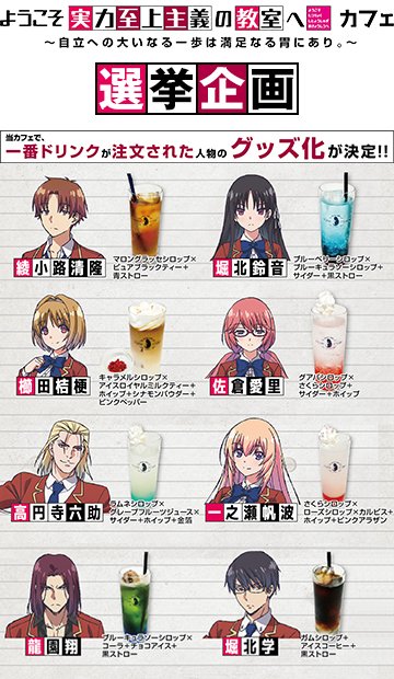 『ようこそ実力至上主義の教室へ』カフェ~自立への大いなる一歩は満足なる胃にあり。~選挙企画