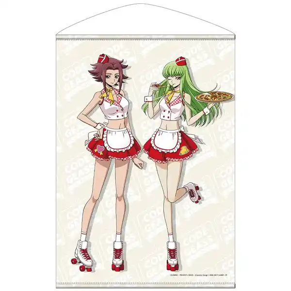 描き下ろし C.C.＆カレン B2タペストリー アメリカンダイナーVer.