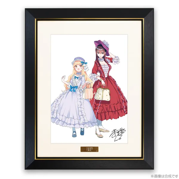★限定★描き下ろし 陽芽＆美月 A4キャラファイングラフ アフタヌーンティーVer.