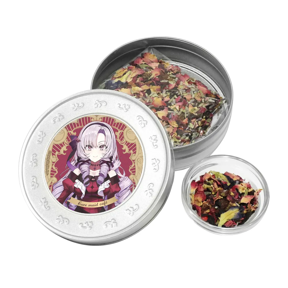 【イベント限定】壱百満天原サロメ キュアメイドカフェ「オリジナルブレンドハーブティー」コラボ仕様紅茶缶