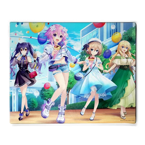 描き下ろし 超次元ゲイム ネプテューヌ F6キャンバスアート スイーツタイムVer.